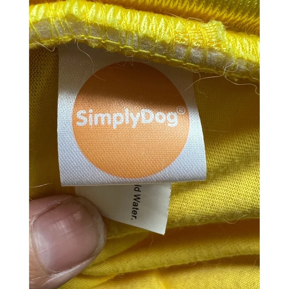 Simplydog Emoji Love Puffy Yellow Dog Halloween Pet Costume Large Breed Size XL